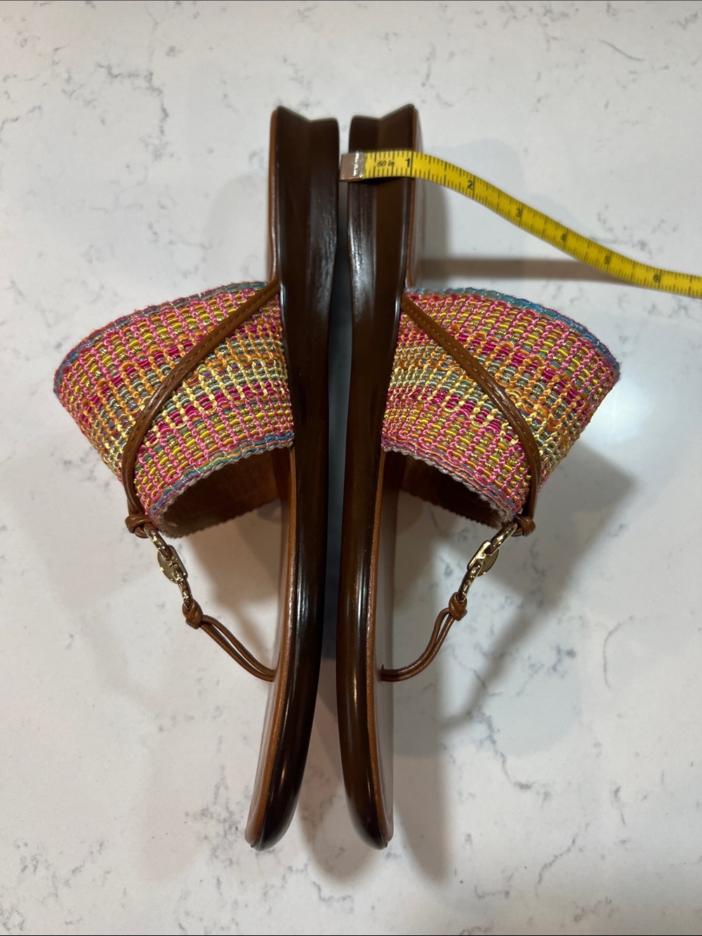 Italian Shoemakers Multicolored Camy Sandal Size 8 - Picture 14 of 16
